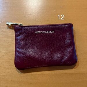 Rebecca Minkoff Dark Red Coin Purse. (12)